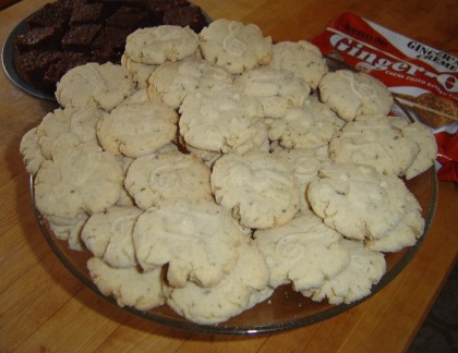 vegan vanilla-bean cookies