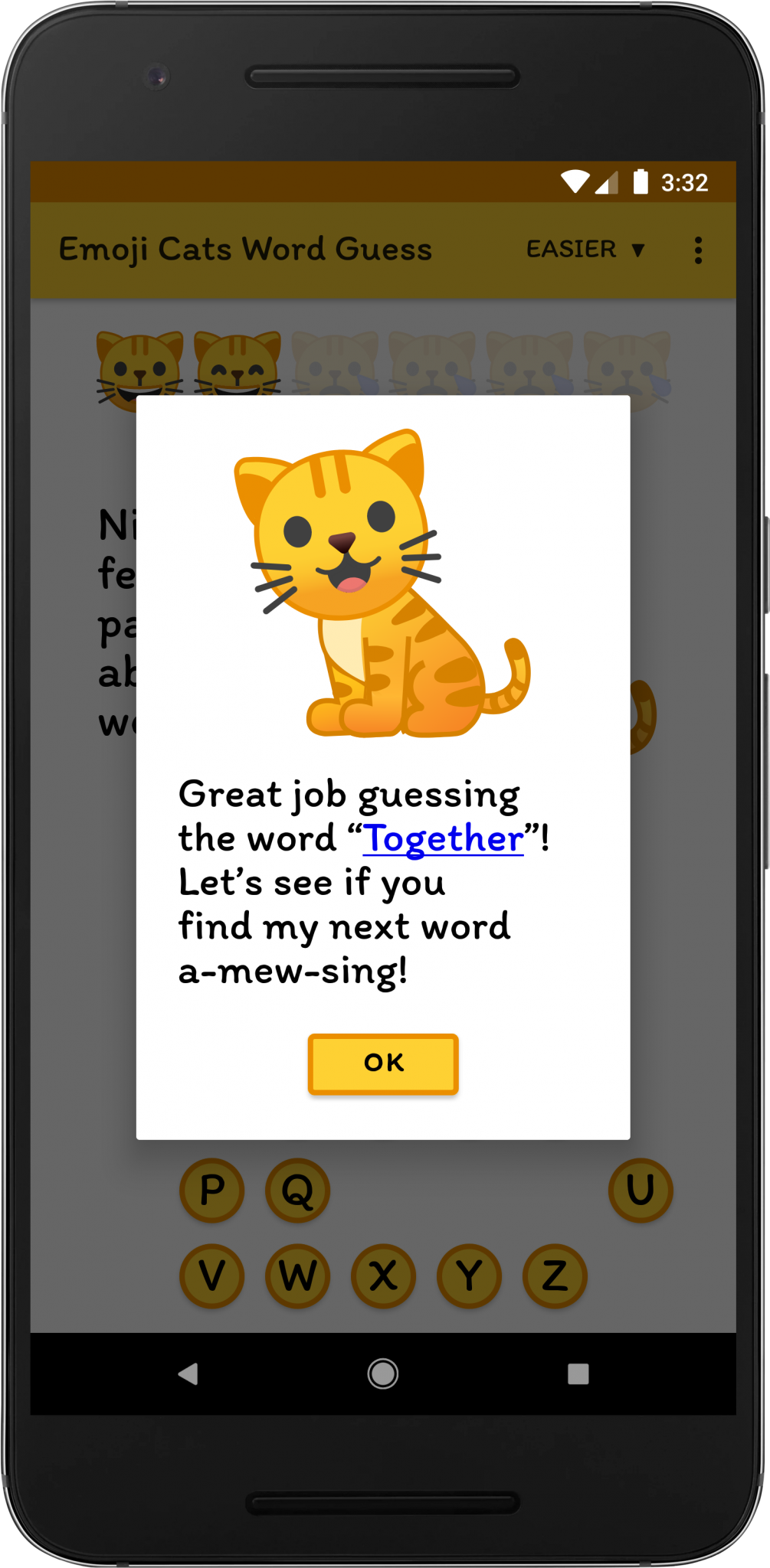 Emoji Cats Word Guess – Got a minute? Guess a word! Now is the purrfect