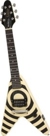 a picture of a "Zakk Pakk" Epiphone Flying VeeWee guitar