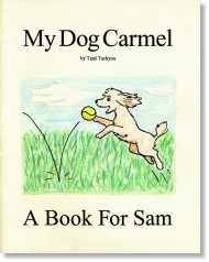 a small image of the 'My Dog Carmel' book cover