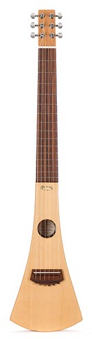 a picture of the original Martin Backpacker guitar