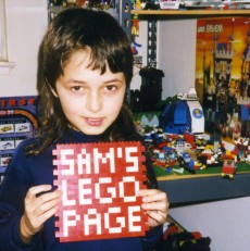 (The Sam's Lego page title graphic -- picture taken 1/15/98)