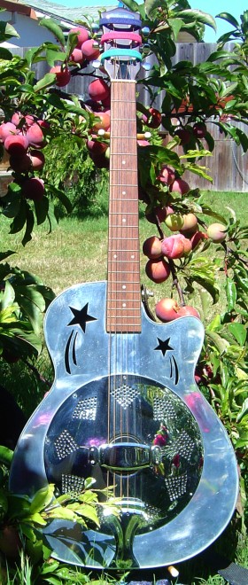 My Liberty 'shooting stars' resonator guitar