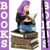 The purple-haired Hermione 'Books not Bombs' image I use as my user/profile icon/picture on some social-networking web sites