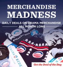 an ad for the official Obama 2012 Store