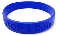 a 'SEE a Bully - STOP a Bully' wristband